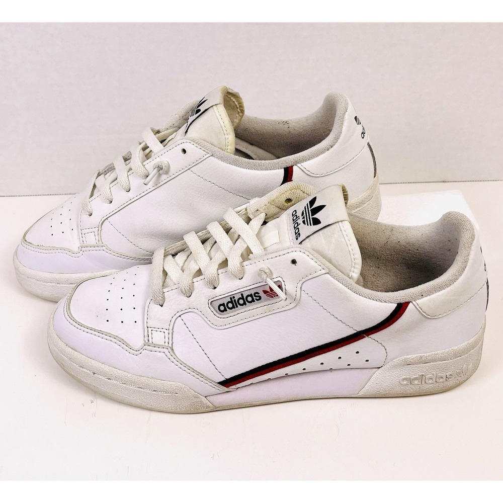 adidas Continental 80 J 'White Navy Scarlet' Men Sz 7 Style F99787 Free Ship!